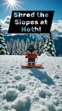 Load image into Gallery viewer, Snowboarding Vader Minifig