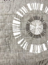 Load image into Gallery viewer, Tache Cotton Taupe Beige Striped Floral Geometric Starburst Decorative 18x18" Throw Pillow Covers -  2-Pieces (DXJ107076)