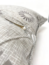 Load image into Gallery viewer, Tache Cotton Taupe Beige Striped Floral Geometric Starburst Decorative 18x18" Throw Pillow Covers -  2-Pieces (DXJ107076)