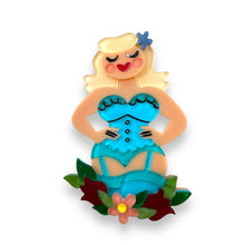 Load image into Gallery viewer, Showstopper Silhouette Brooch by Asia Ellington x Lipstick &amp; Chrome