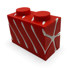 Load image into Gallery viewer, Candy Cane Swirl Christmas Fidget Brick