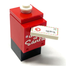 Load image into Gallery viewer, Letter to Santa Mailbox and Envelope made using LEGO parts - B3 Customs