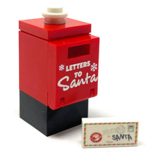 Load image into Gallery viewer, Letter to Santa Mailbox and Envelope made using LEGO parts - B3 Customs