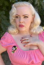 Load image into Gallery viewer, Hula Lula Tiki Girl Brooch by Miss Fluff x Lipstick &amp; Chrome