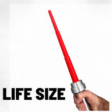Load image into Gallery viewer, Life-Size Saber Hilt with Retractable Red Blade / Cosplay