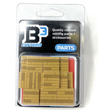 Load image into Gallery viewer, B3 Customs Light Hardwood Tile Part Pack (20 Tiles) made with LEGO parts