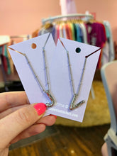 Load image into Gallery viewer, Silver Balloon letter Necklace