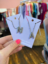 Load image into Gallery viewer, Silver Balloon letter Necklace