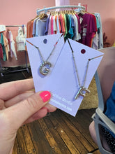 Load image into Gallery viewer, Silver Balloon letter Necklace