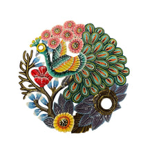 Load image into Gallery viewer, Painted Peacock Oil Drum Top