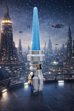 Load image into Gallery viewer, Blue Blade Minifig Costume [3D Printed]