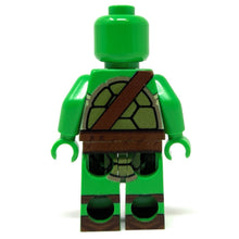 Load image into Gallery viewer, Donny Purple Fighter Turtle - Custom Minifig made using LEGO parts