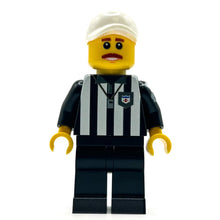 Load image into Gallery viewer, Football Referee Custom Minifig made with LEGO parts - B3 Customs