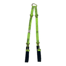 Load image into Gallery viewer, 2" x 56" Tow V-Bridle Strap w/ Twisted Snap Hooks &amp; D-Rings | DiamondWeave™