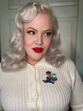 Load image into Gallery viewer, Christmas Happy Mail Brooch by 50's Vintage Dame x Lipstick &amp; Chrome