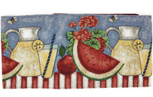 Load image into Gallery viewer, Tache Fruity Drinks Watermelon Lemonade Woven Tapestry Table Runners (13082TR)