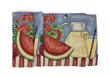 Load image into Gallery viewer, Tache Fruity Drinks Watermelon Lemonade Woven Tapestry Table Runners (13082TR)