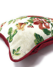 Load image into Gallery viewer, Tache Sweet Roses Vintage Ivory Woven Tapestry Throw Pillow Cover (17593CC)