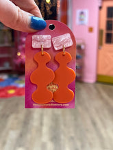 Load image into Gallery viewer, Squiggle Acrylic Earrings