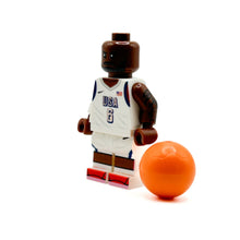 Load image into Gallery viewer, Lebron #6 USA Olympics (2024) Basketball Player Minifig made using LEGO parts - B3 Customs