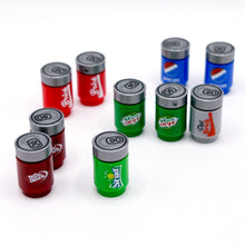 Load image into Gallery viewer, Minifig Soda Pack (10 Soda Cans) made from LEGO parts - B3 Customs