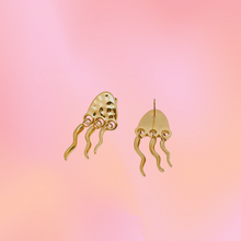 Load image into Gallery viewer, Stainless Steel Jellyfish Dangle Earring