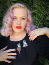 Load image into Gallery viewer, Bride of Frankenstomp Brooch by Lipstick &amp; Chrome x Johanna Parker