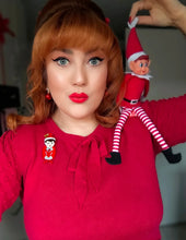 Load image into Gallery viewer, Merry Mischief Brooch by 50's Vintage Dame x Lipstick &amp; Chrome