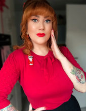 Load image into Gallery viewer, Merry Mischief Brooch by 50's Vintage Dame x Lipstick &amp; Chrome