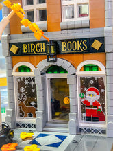 Load image into Gallery viewer, Christmas Reindeer Winter Village 4x6 Glass Window made with LEGO part - B3 Customs
