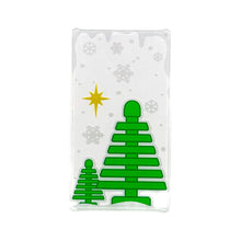 Load image into Gallery viewer, Classic Pine Tree Winter Village 4x6 Glass Window made with LEGO part - B3 Customs