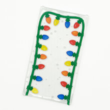 Load image into Gallery viewer, Christmas Lights 4x6 Glass Window made with LEGO part - B3 Customs