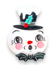 Load image into Gallery viewer, Spooky Frosty Spookmas Mini Brooch by Lipstick &amp; Chrome x Johanna Parker
