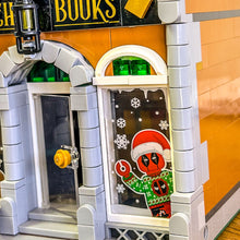 Load image into Gallery viewer, Christmas Deadpool Peek-A-Boo 4x6 Glass Window