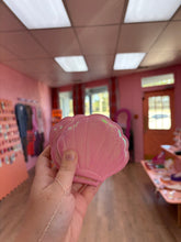 Load image into Gallery viewer, Seashell Travel Mirror