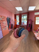 Load image into Gallery viewer, Mini Sparkling Circle Travel Mirror