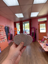 Load image into Gallery viewer, Sparkling Heart Travel Mirror