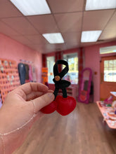 Load image into Gallery viewer, Puffy Cherry Keychain