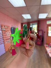 Load image into Gallery viewer, Strawberry Tassle Keychain