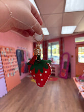 Load image into Gallery viewer, Strawberry Tassle Keychain
