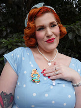 Load image into Gallery viewer, Showstopper Silhouette Brooch by Asia Ellington x Lipstick &amp; Chrome