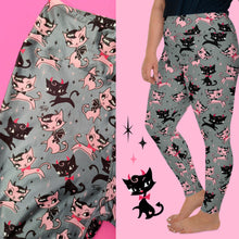 Load image into Gallery viewer, Bad Kitty Leggings by Miss Fluff x Lipstick &amp; Chrome OS