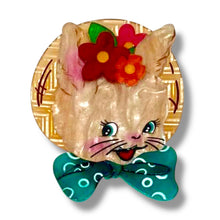 Load image into Gallery viewer, Bunny Bloom Brooch by Lipstick &amp; Chrome
