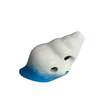 Load image into Gallery viewer, Handcrafted Sky Seashell Ceramic Ocarina – Musical Instrument