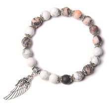 Load image into Gallery viewer, Jasper And White Turquoise Energy Renewal Bracelet