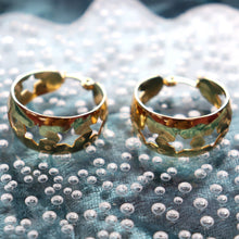 Load image into Gallery viewer, Stainless Steel Star Hoops