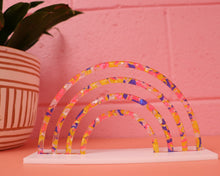 Load image into Gallery viewer, Colorful Shell Rainbow Earring Display
