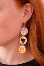 Load image into Gallery viewer, Spooky Sugar Painted Cookie Earrings