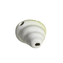 Load image into Gallery viewer, Handcrafted Lime Green Seashell Ceramic Ocarina – Musical Instrument