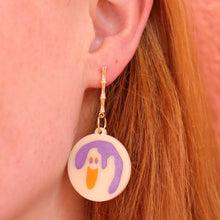 Load image into Gallery viewer, Spooky Sugar Painted Cookie Earrings